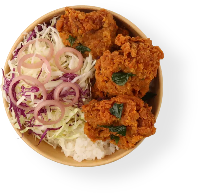 Salted Egg Chicken bowl